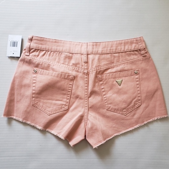 NEW GUESS Reesa Shredded Cutoff Shorts SZ 27 - Picture 5 of 8